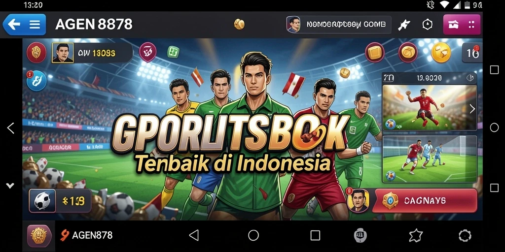 Tampilan screenshot gameplay Sportsbook AGEN878 yang menarik dan interaktif.