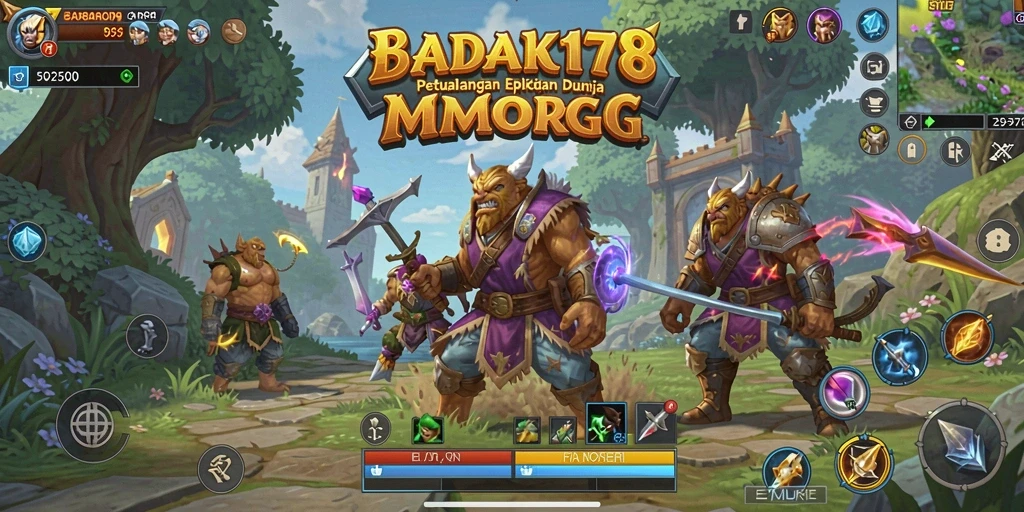 Menampilkan aksi dan petualangan seru dalam gameplay BADAK178.