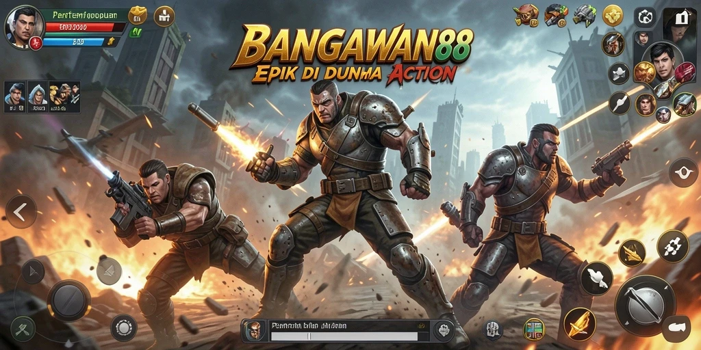 Tangkapan layar BANGSAWAN88 menampilkan aksi pertarungan sengit.