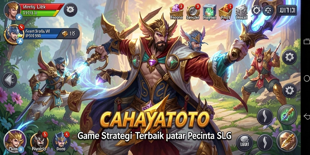 Tangkapan layar gameplay CAHAYATOTO menampilkan strategi yang mendebarkan.