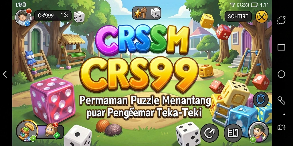 Screenshot utama CRS99 menampilkan gameplay seru dari permainan Puzzle.
