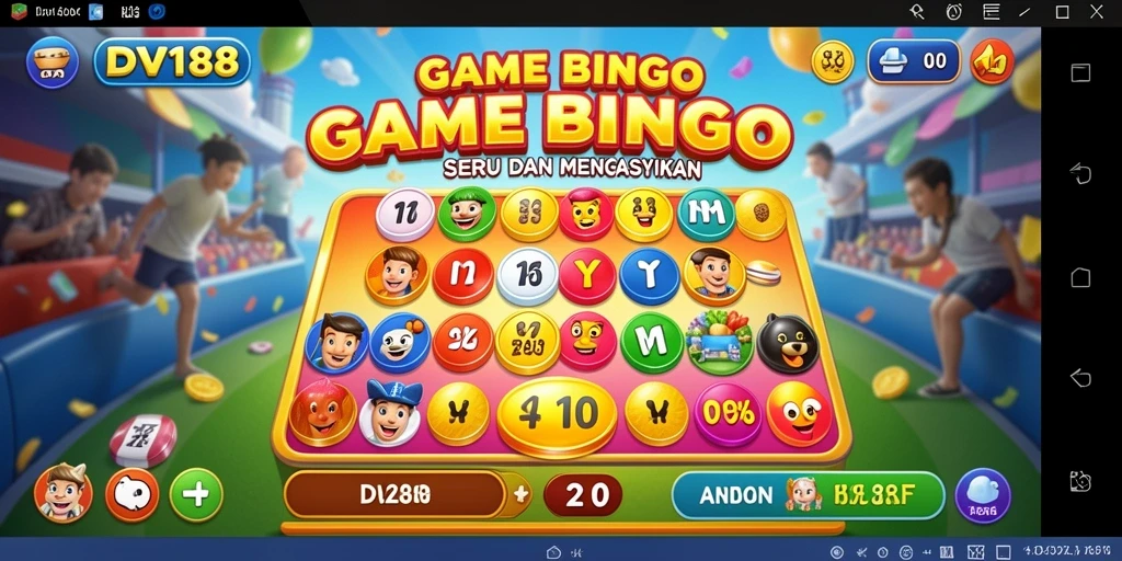 Tampilan screenshot game DV188 menampilkan serunya gameplay Bingo.