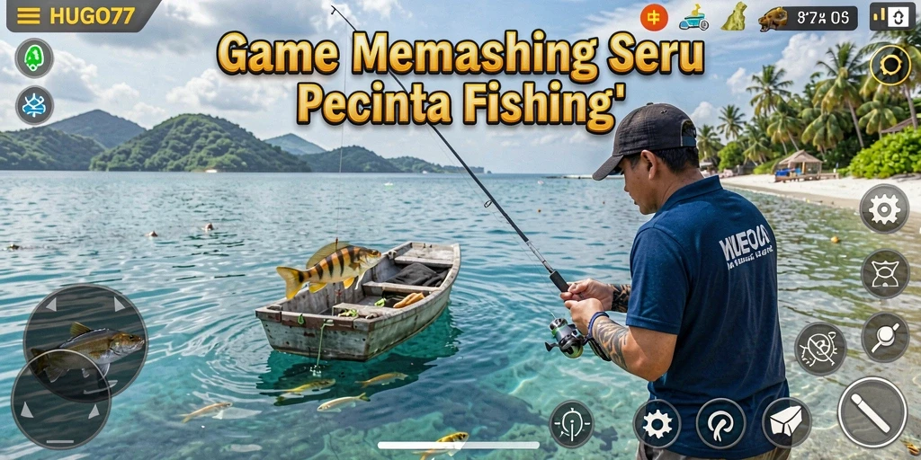 Tangkapan besar di HUGO77 saat memancing di lokasi eksotis.