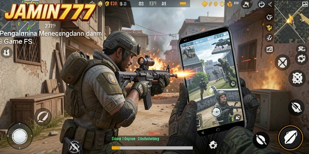 Gameplay menembak seru dengan grafis menawan di JAMIN777.