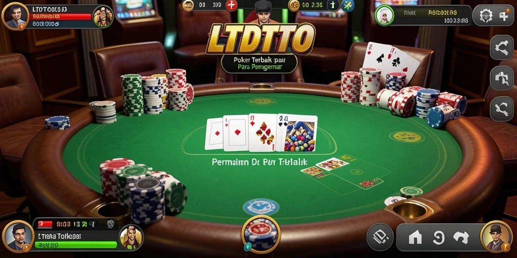 Tampilan menarik fitur gameplay Poker LTDTOTO yang mengasyikkan.