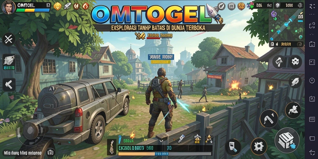 Screenshot menampilkan gameplay seru dalam dunia terbuka OMTOGEL.