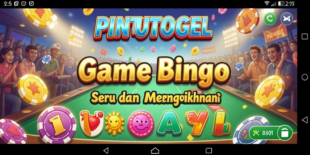 Tampilan gameplay menarik di PINTUTOGEL dengan suasana Bingo yang seru.