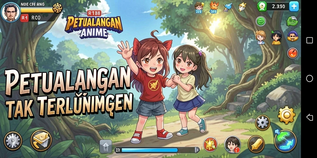 Tampilan gameplay RI188 yang memukau dan interaksi karakter yang seru.