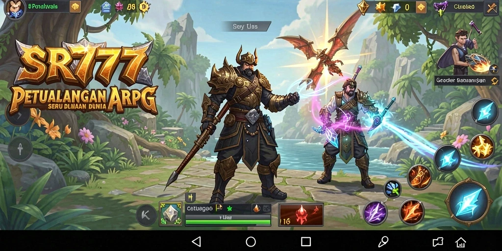 Screenshot menarik dari petualangan seru dalam SR777.