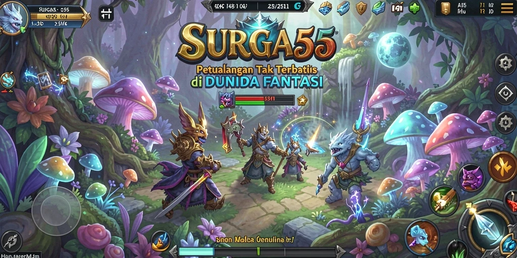 Tampilan gameplay SURGA55 yang menegangkan dan penuh petualangan.
